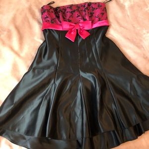 Jessica McClintock graduation dress.